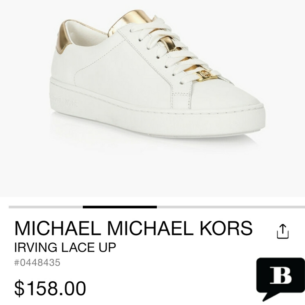 Michael Kors Women IRVING LACE UP leather shoes